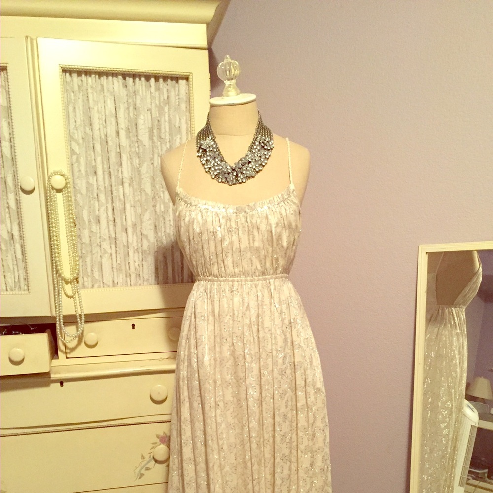 Free people rhinestone necklace.